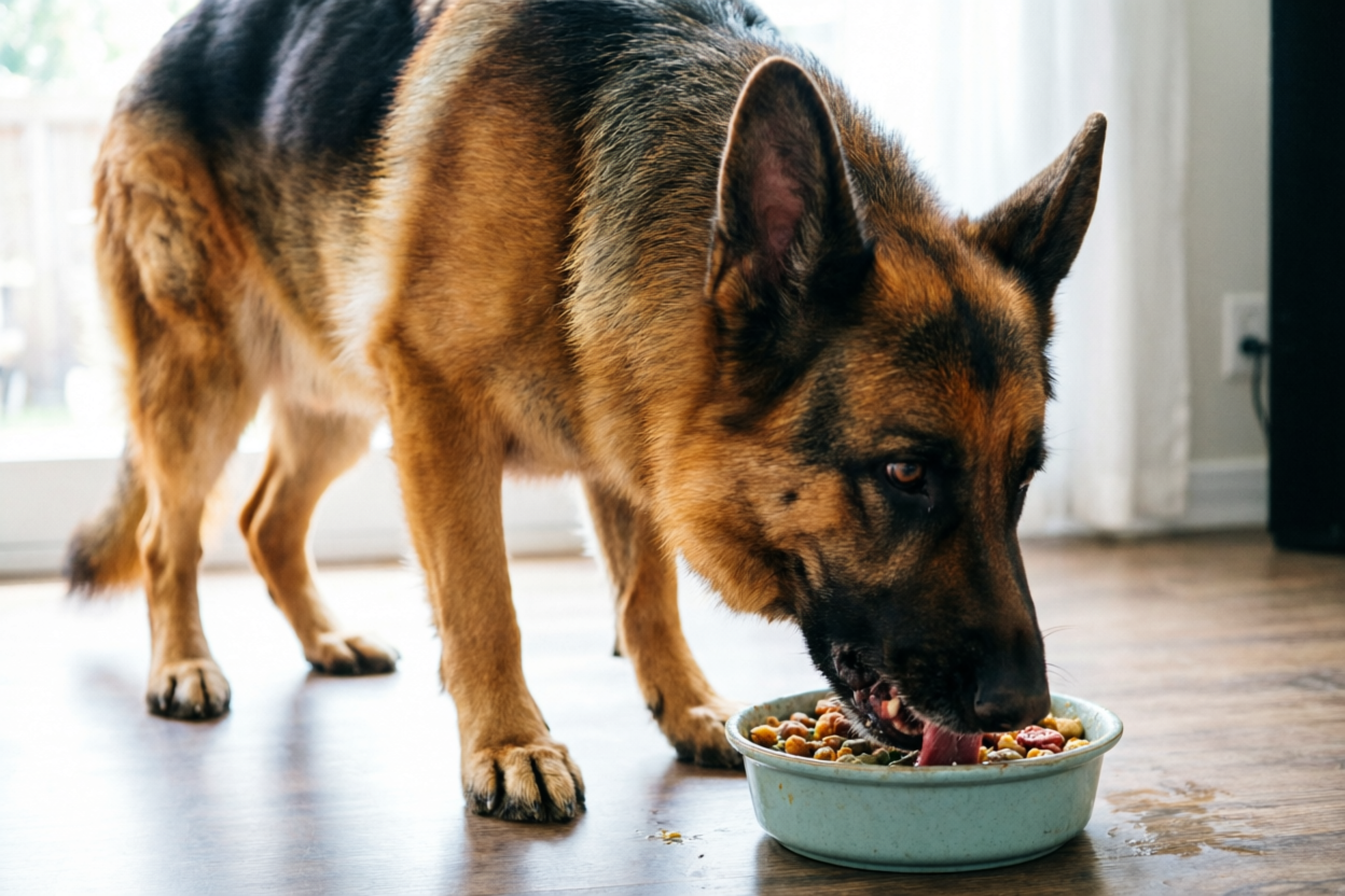 Почему я не даю еду собаке после 17:00: режим, который бережет сердце и желудок питомца ИИ Qwen