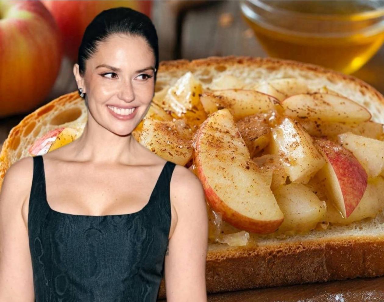 Агата Муцениеце коллаж сгенерирован ИА UssurMedia на основе соцсетей Агаты Муцениеце