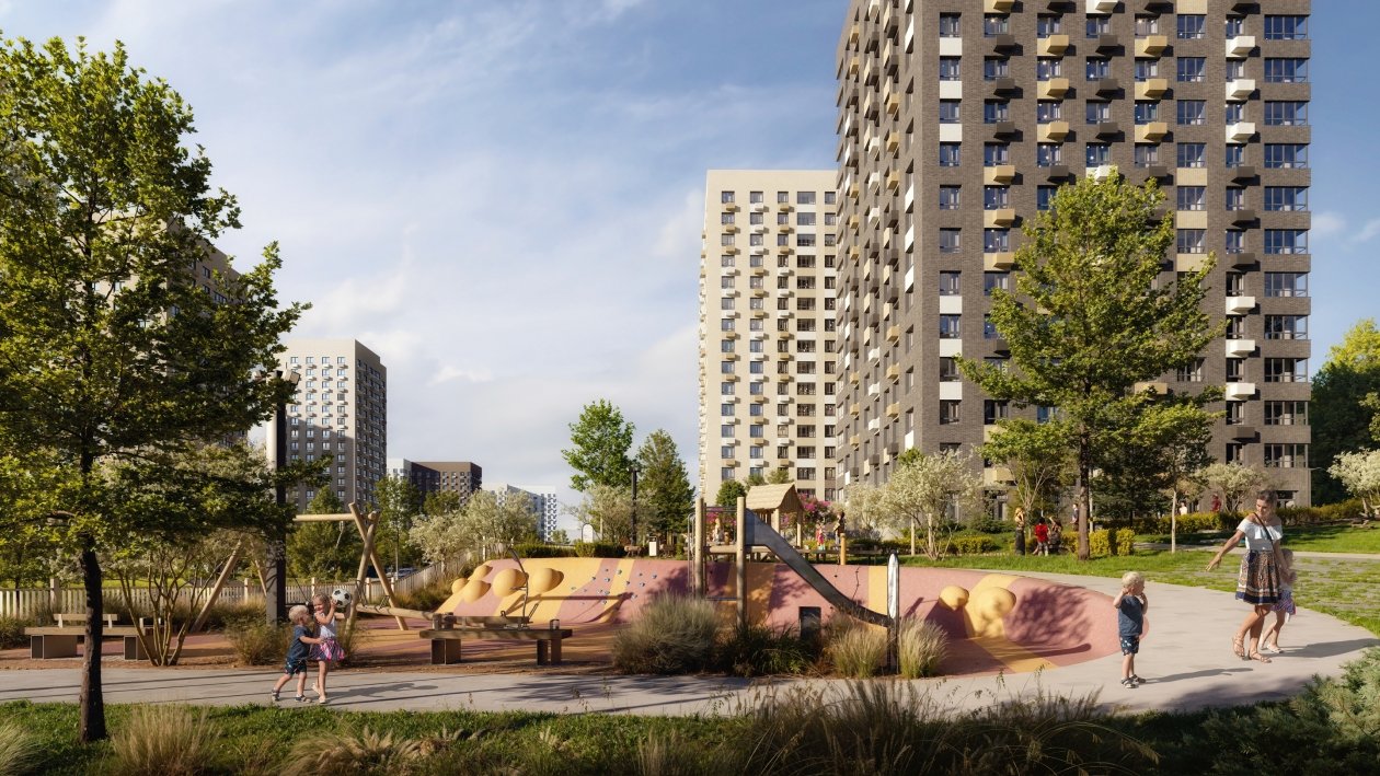Жилой квартал &quotУюн парк&quot в Южно-Сахалинске предоставлено ПАО ПИК СЗ