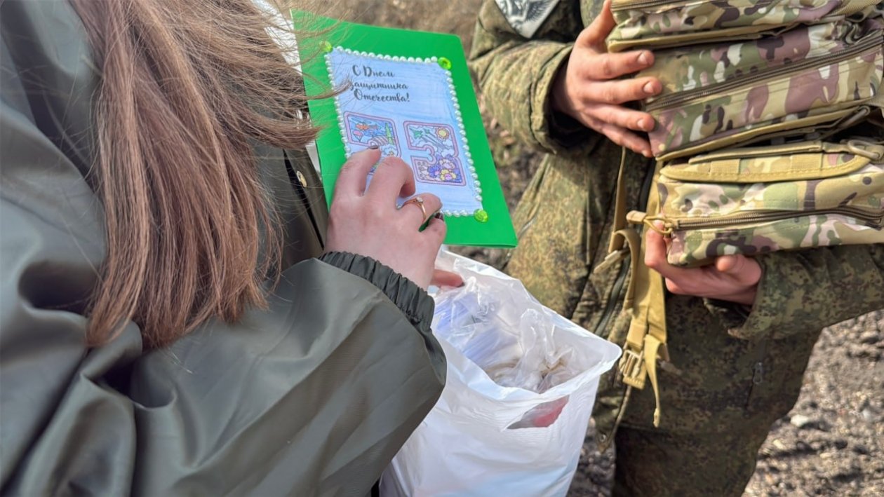 Бойцам написали тысячу писем Народный Фронт Крыма