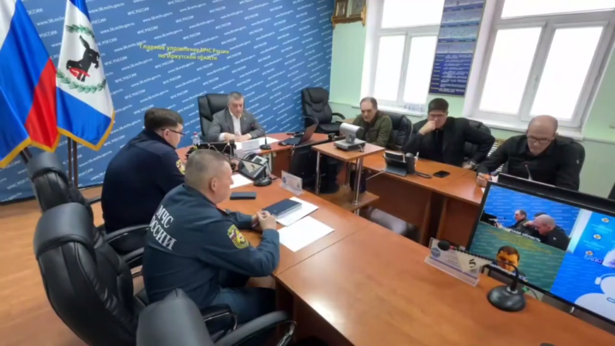 Заседание КЧС скриншот видео из тг-канала (18+) главы региона