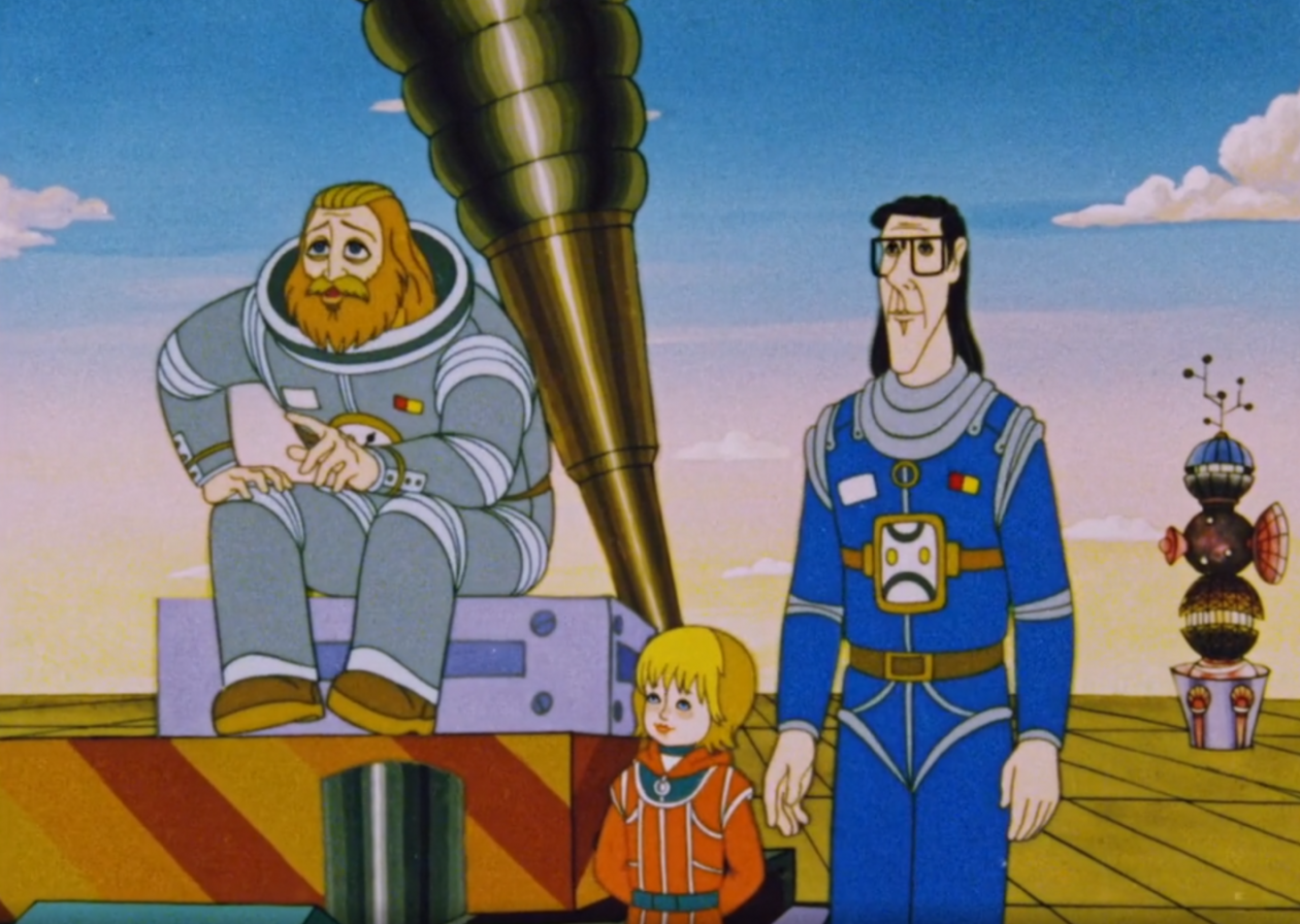 Кадр из мультфильма Скриншот кадра из мультфильма &quotТайна третьей планеты&quot (0+), 1981 год