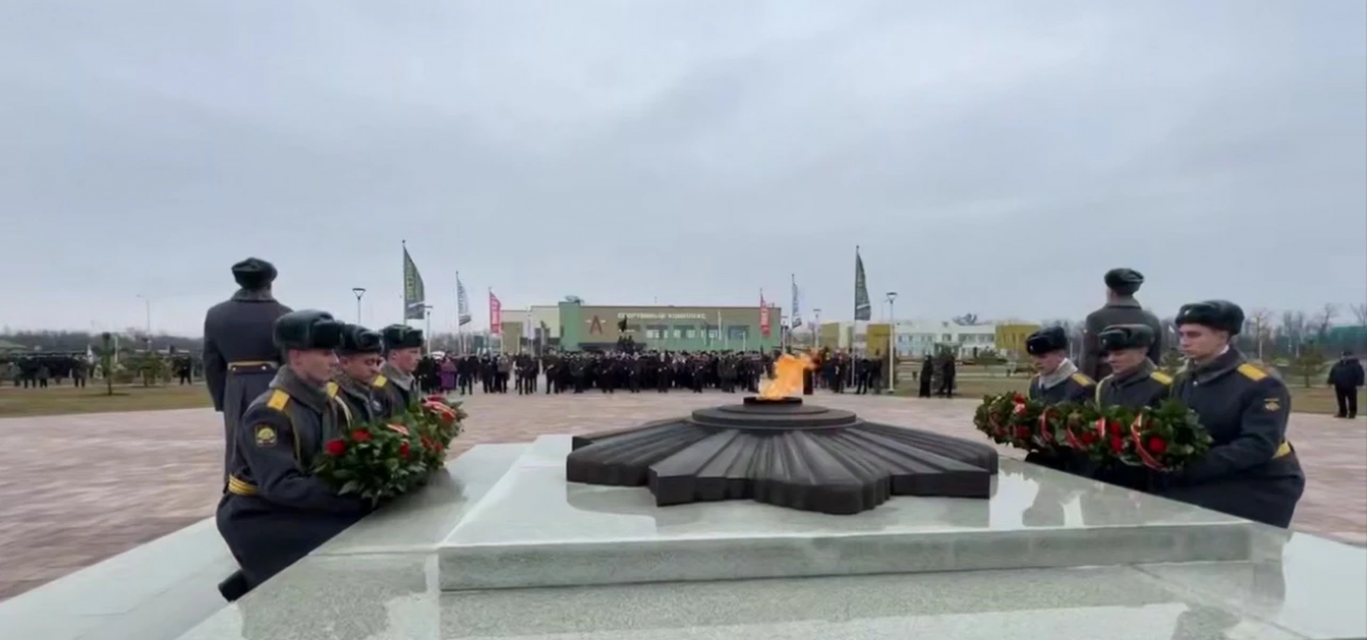 На Кубани почтили память ветеранов и бойцов СВО скрин t.me/kondratyevvi