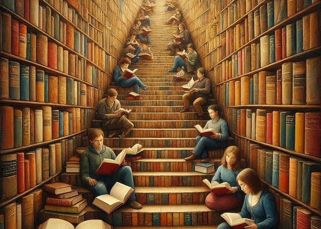 В библиотеке вы частый гость, если берете 8/8 - ТЕСТ по литературе ИИ GigaChat (18+)