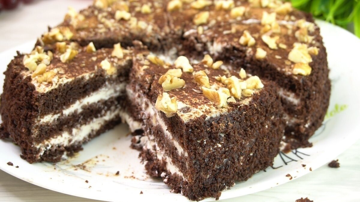 Дежурный торт &quotТри стакана&quot: перемешал ложкой и в духовку на 35 минут дзен-канал &quotГотовим с Калниной Натальей&quot (12+)