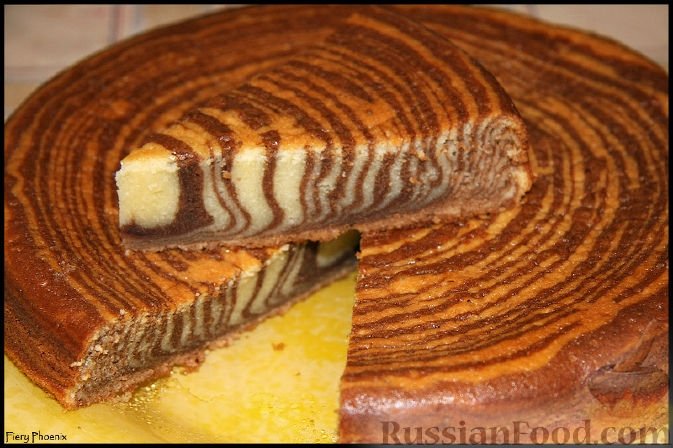 Как приготовить торт &quotЗебра&quot russianfood.com