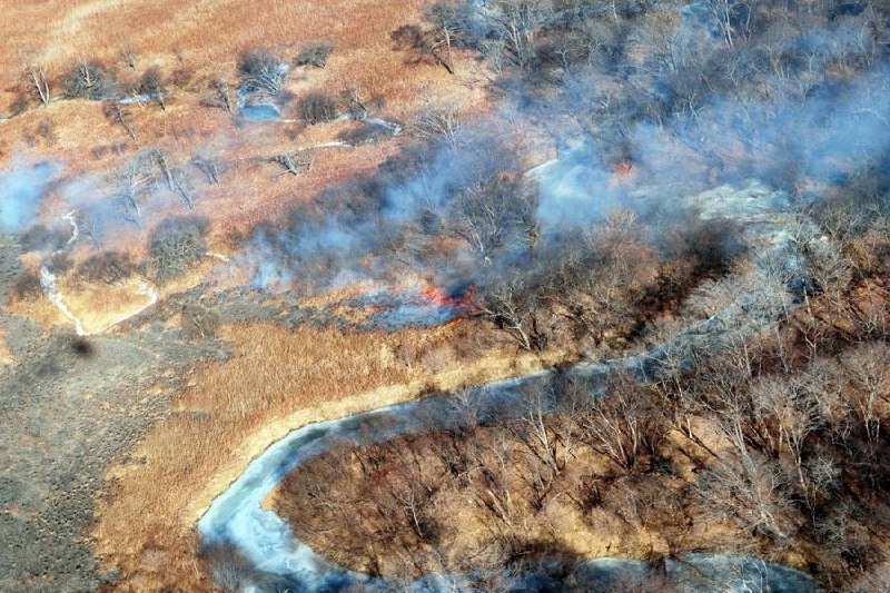 Пожароопасный период начался в заповедниках Приморья пресс-служба ФГБУ &quotЗемля леопарда&quot