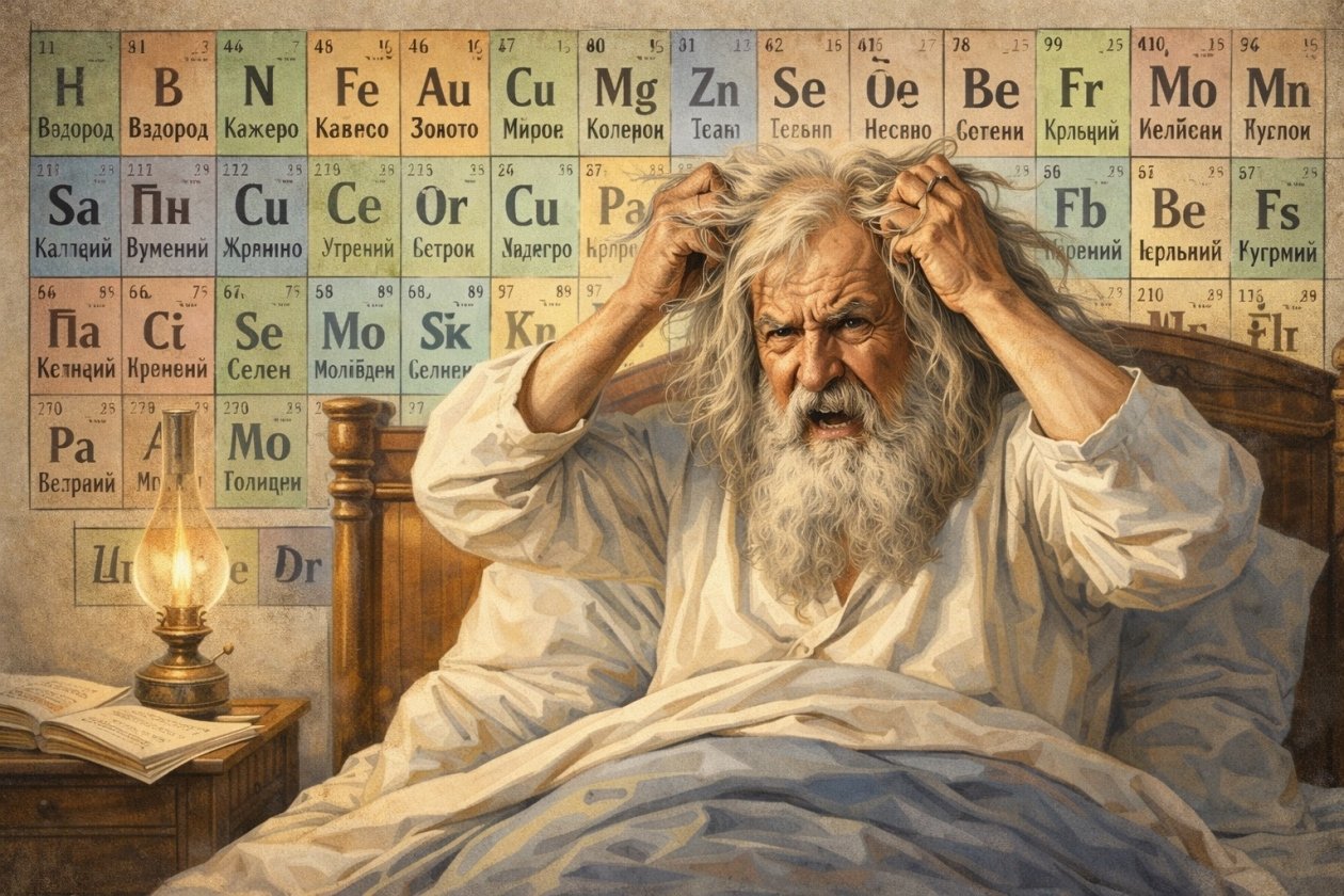 Менделеев в ярости Сгенерировано ИИ