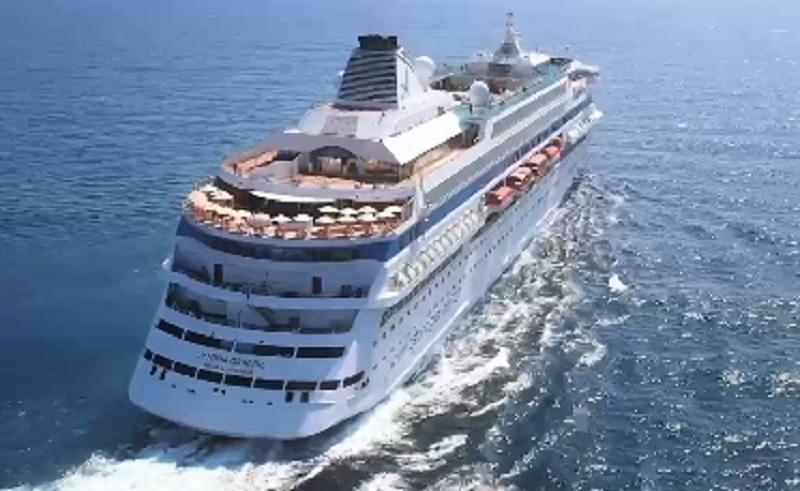 Лайнер Astoria Grande Скриншот видео t.me/astoriagrande