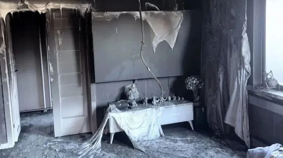 В Новороссийске мужчина поджег квартиру бывшей жены из-за ревности скрин t.me/mvd_23