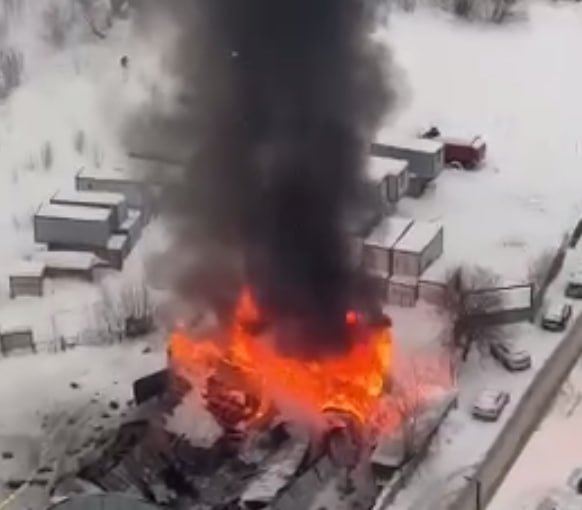 Пожар Телеграм-канал &quotМосква с огоньком&quot