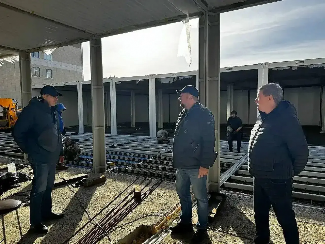 Модуль приёмного отделения больницы скорой медицинской помощи в Ставрополе готов на 58% Минздрав Ставропольского края