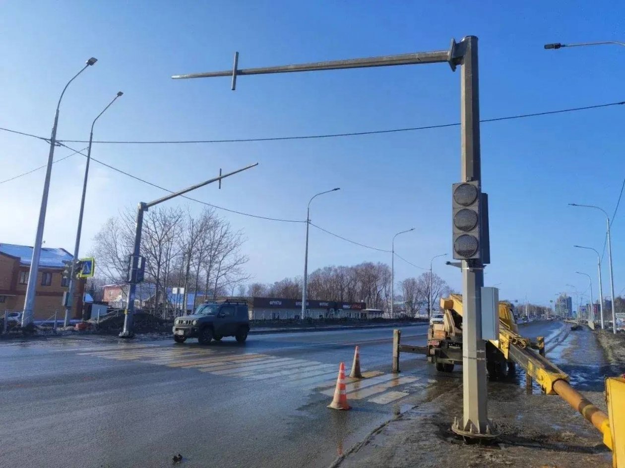 Новые светофоры появятся на дорогах Южно-Сахалинска пресс-служба минтранса Сахалинской области
