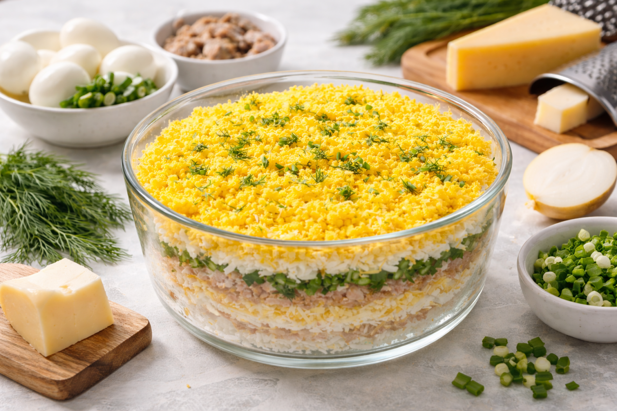 Самый весенний салат пришел из СССР Сгенерировано ИИ