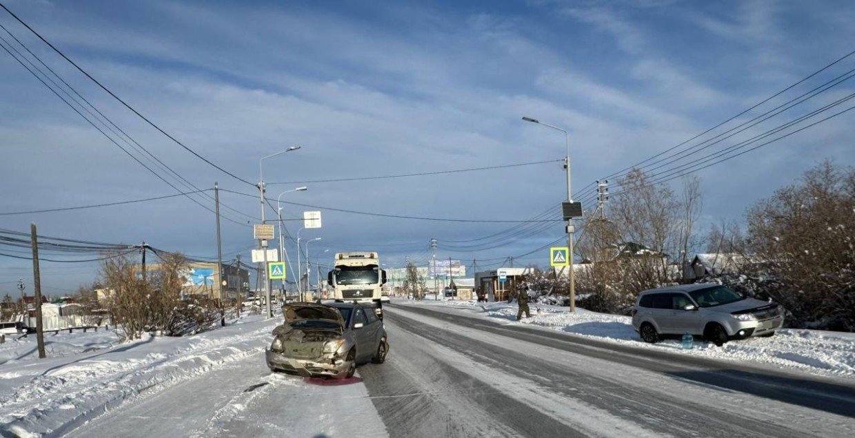 9-летний пассажир пострадал в массовом ДТП в Якутске Госавтоинспекции МУ МВД России &quotЯкутское&quot.
