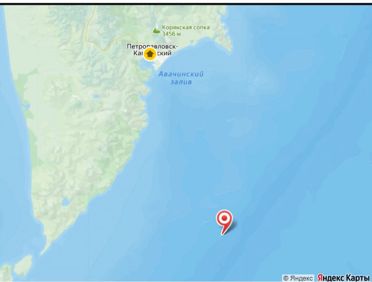 Карта сейсмособытия ФИЦ ЕГС РАН