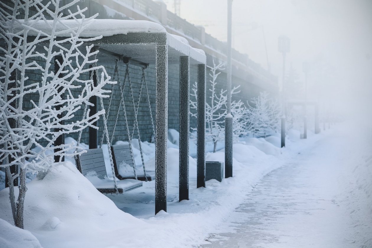 Морозная набережная Юлия Ушакова, ИА IrkutskMedia