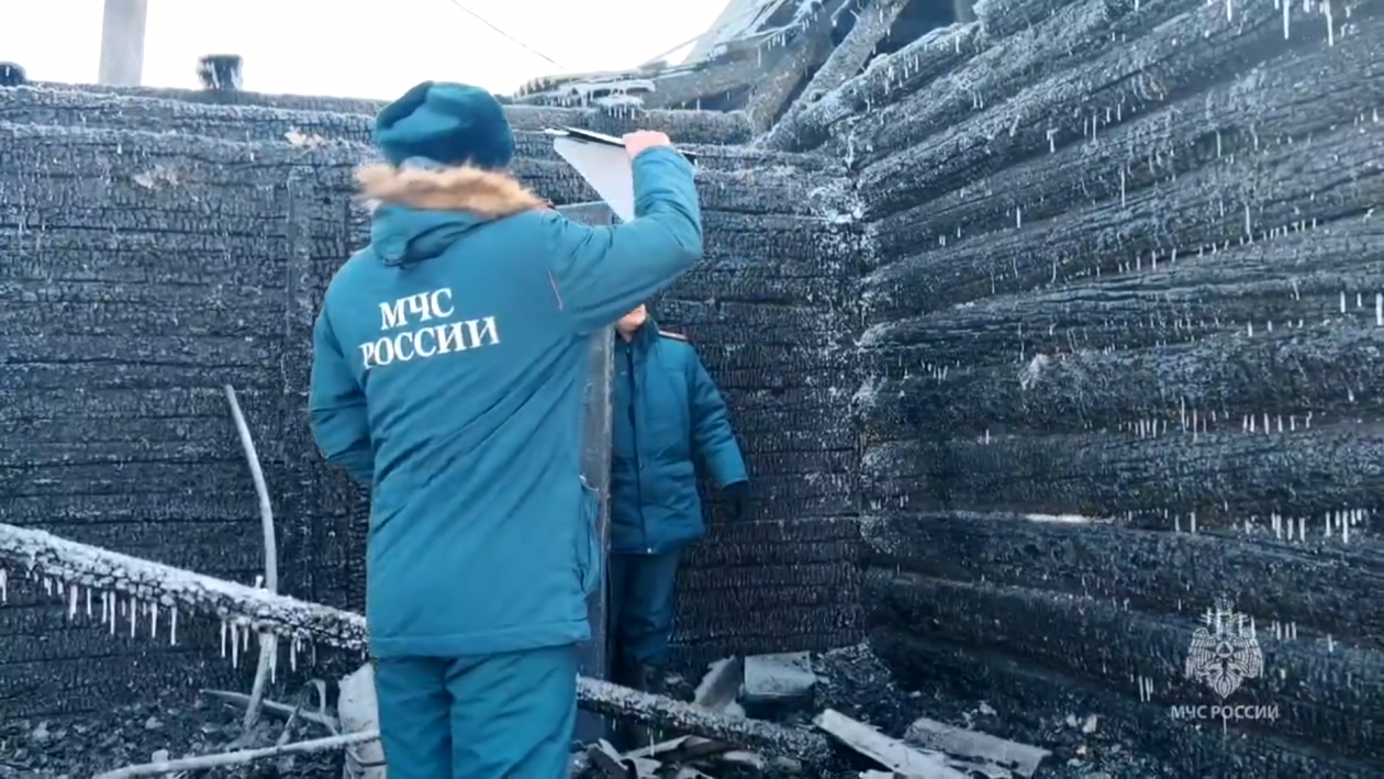 Названа причина пожара в Бурятии, убившего мать с двумя детьми МЧС по Бурятии