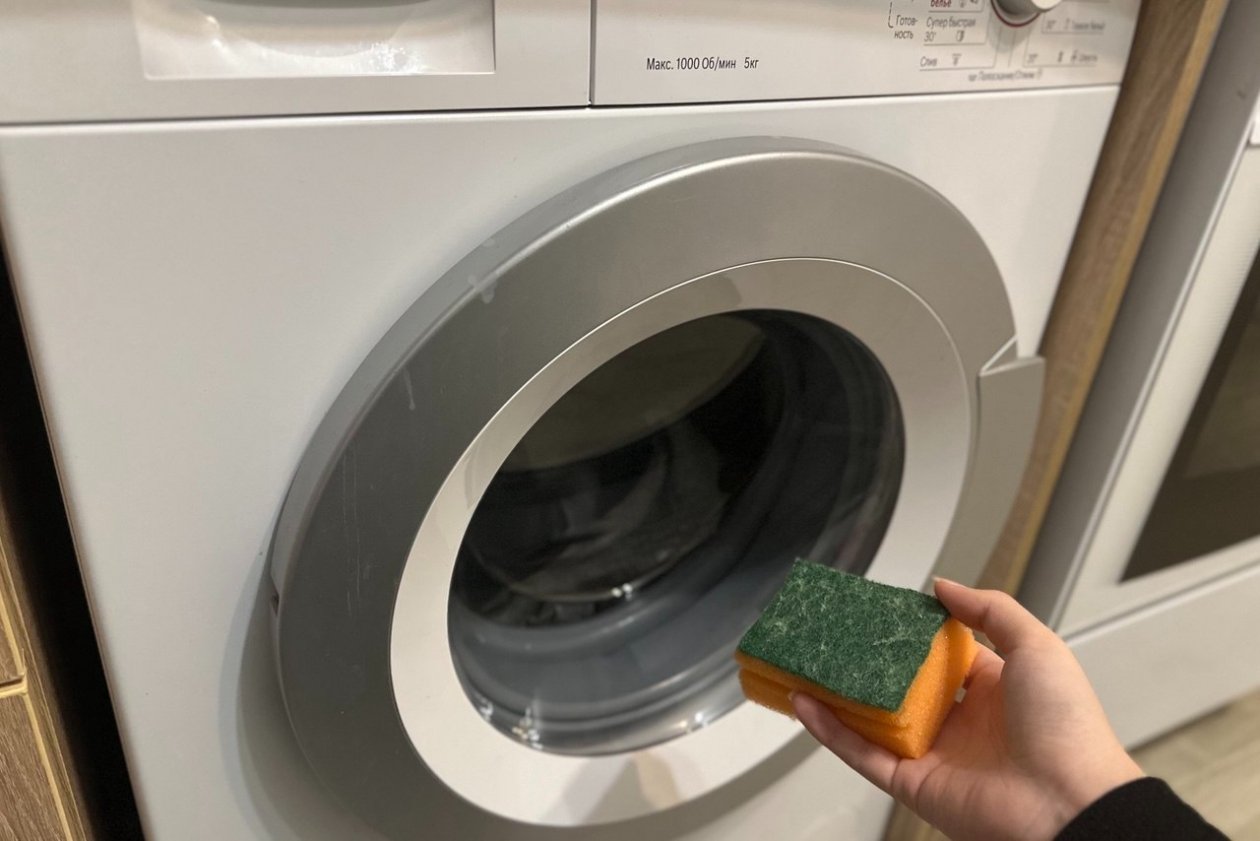 Кладу губку в барабан при стирке - через 40 минут достаю вещи без единого волоска и катышка: метод на миллион ИА Stavropol.Media
