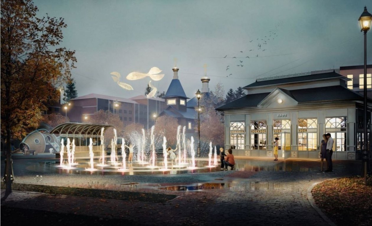 Общественное пространство в Долинске пресс-служба минЖКХ Сахалинской области