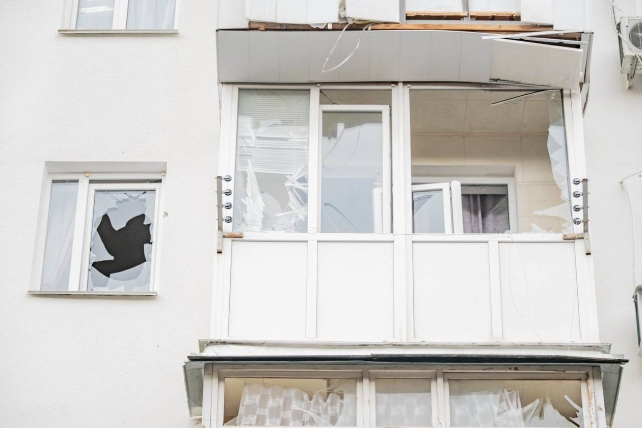 При двух атаках ВСУ за неделю  в окнах выбило стекла Соцсети М. Развожаева