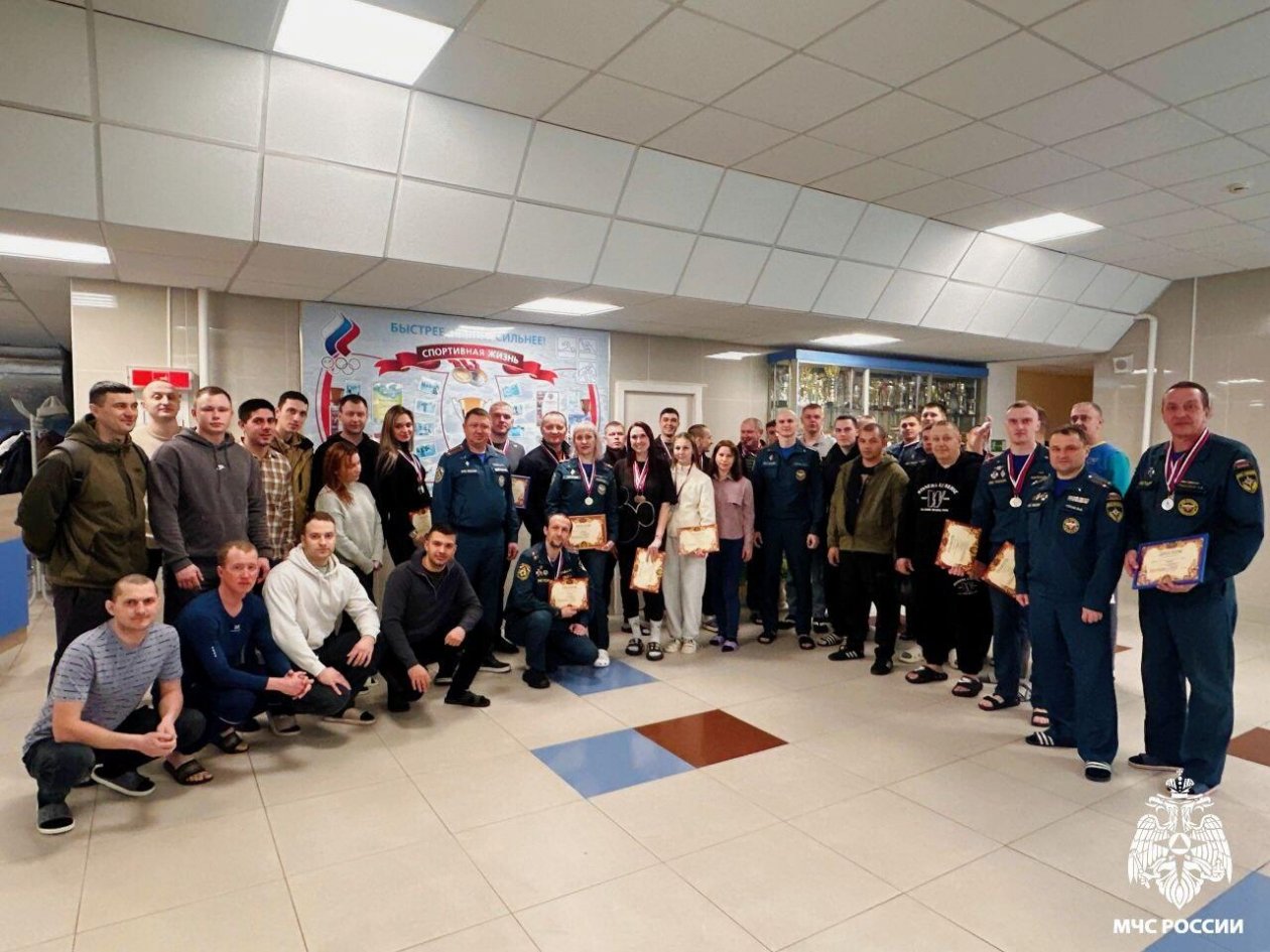 Соревнования по плаванию предоставлено пресс-службой МЧС России по Приморскому краю