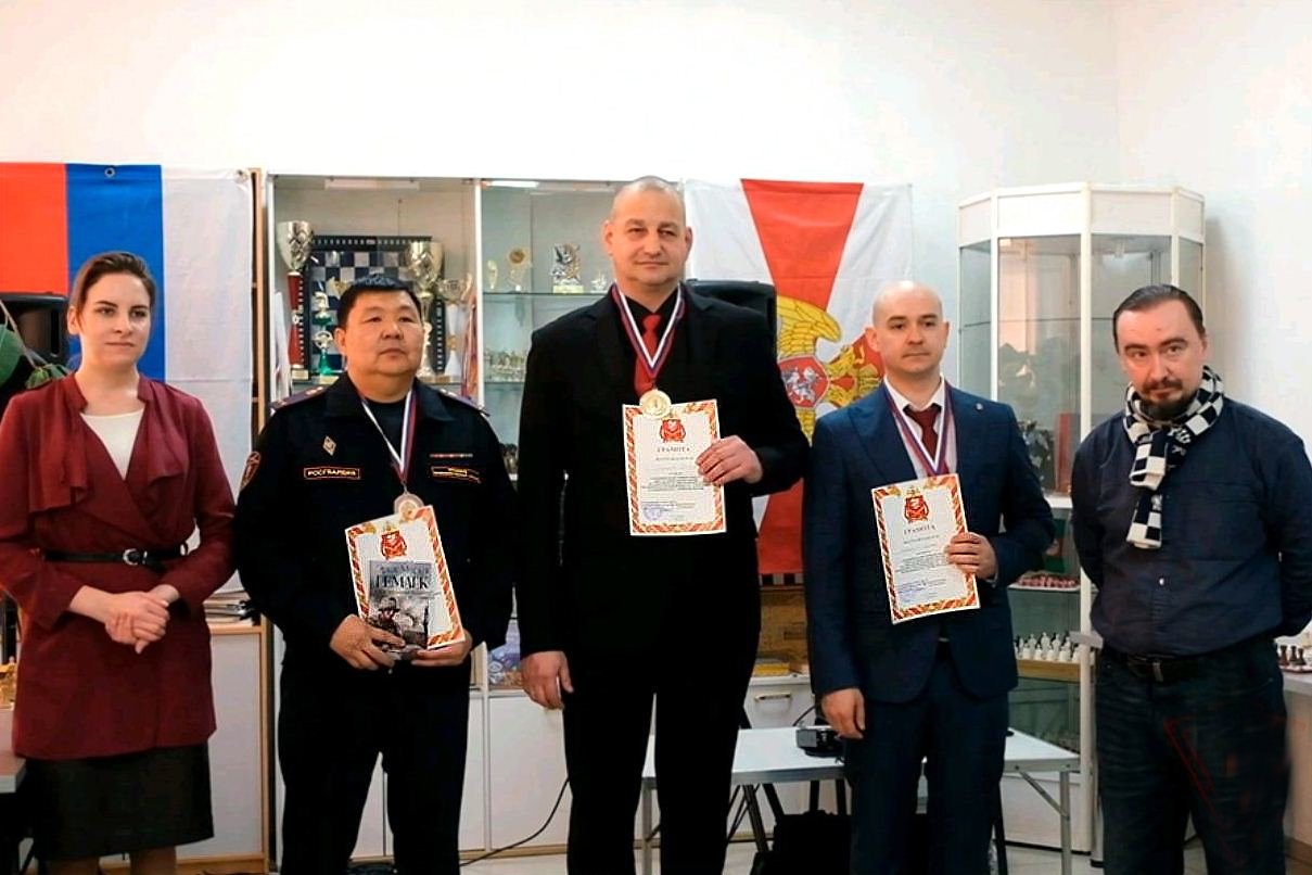 Бурятский офицер — бронзовый призёр шахматного чемпионата Росгвардии Росгвардия по Бурятии