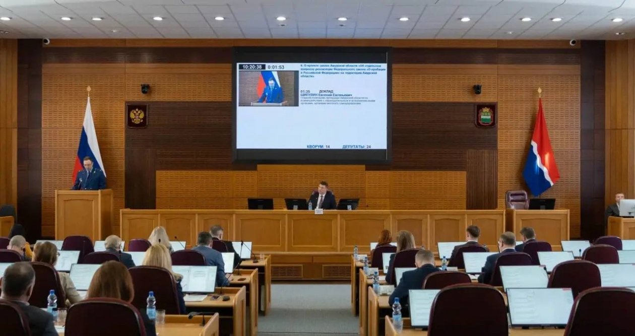 Амурские парламентарии поддержали законопроекты, предложенные прокурором области прокуратура Амурской области