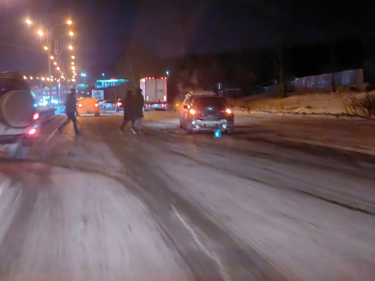 Три легковушки столкнулись на объездной Ново-Ленино в Иркутске IrkutskMedia