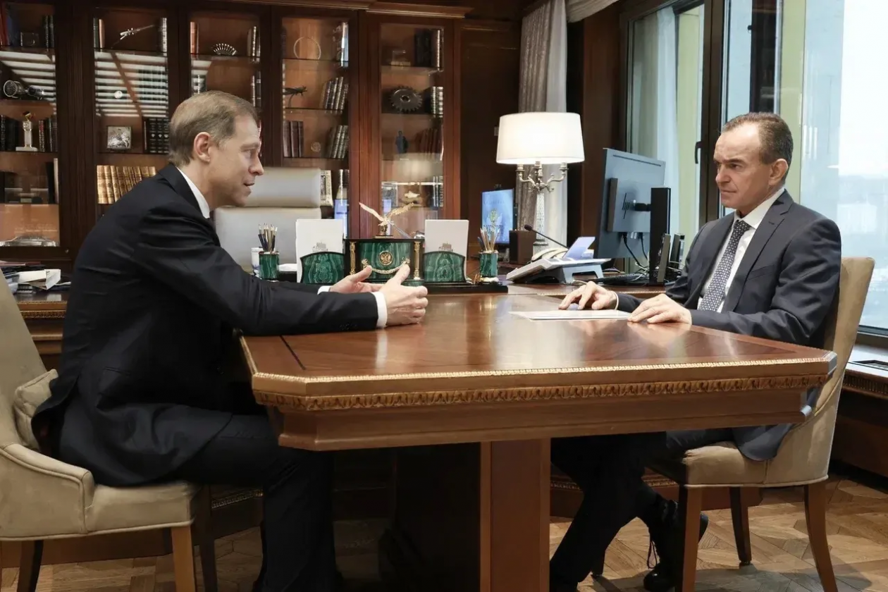 Глава Кубани встретился с первым вице-премьером правительства России Пресс-служба администрации Краснодарского края