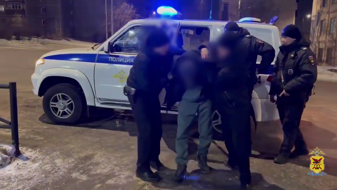 Задержание злоумышленника сайт &quotМВД Медиа&quot