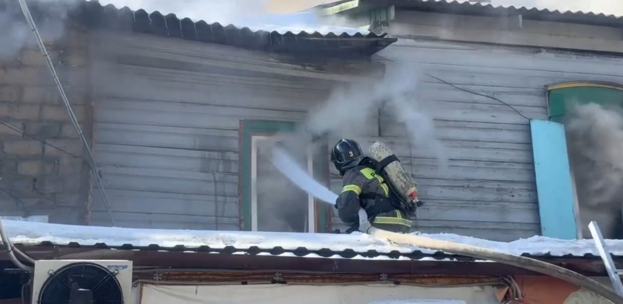 Пожар ГУ МЧС России по региону