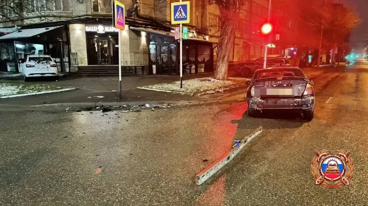 Три человека пострадали в ночном ДТП в Ставрополе Госавтоинспекция Ставрополья