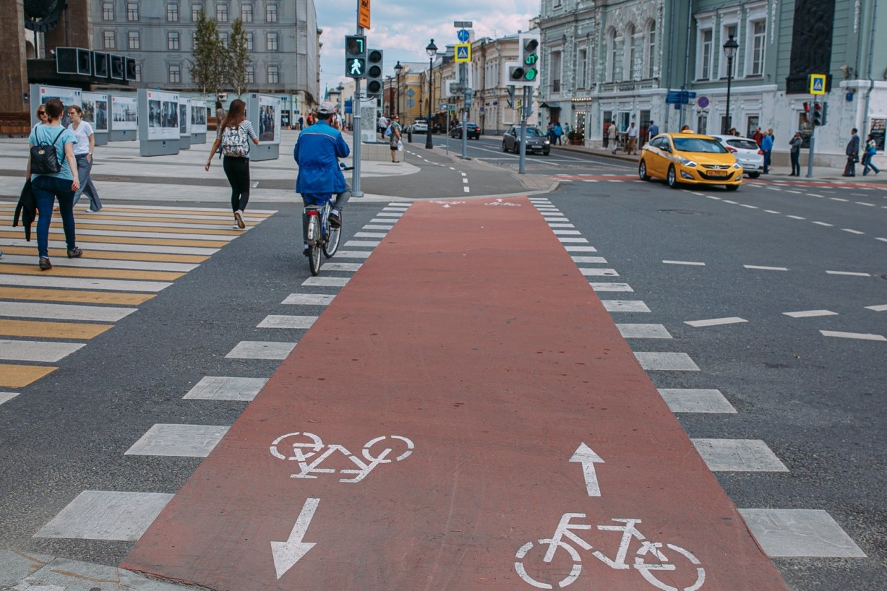 Велосипедная зона в Москве Мария Смитюк, ИА PrimaMedia