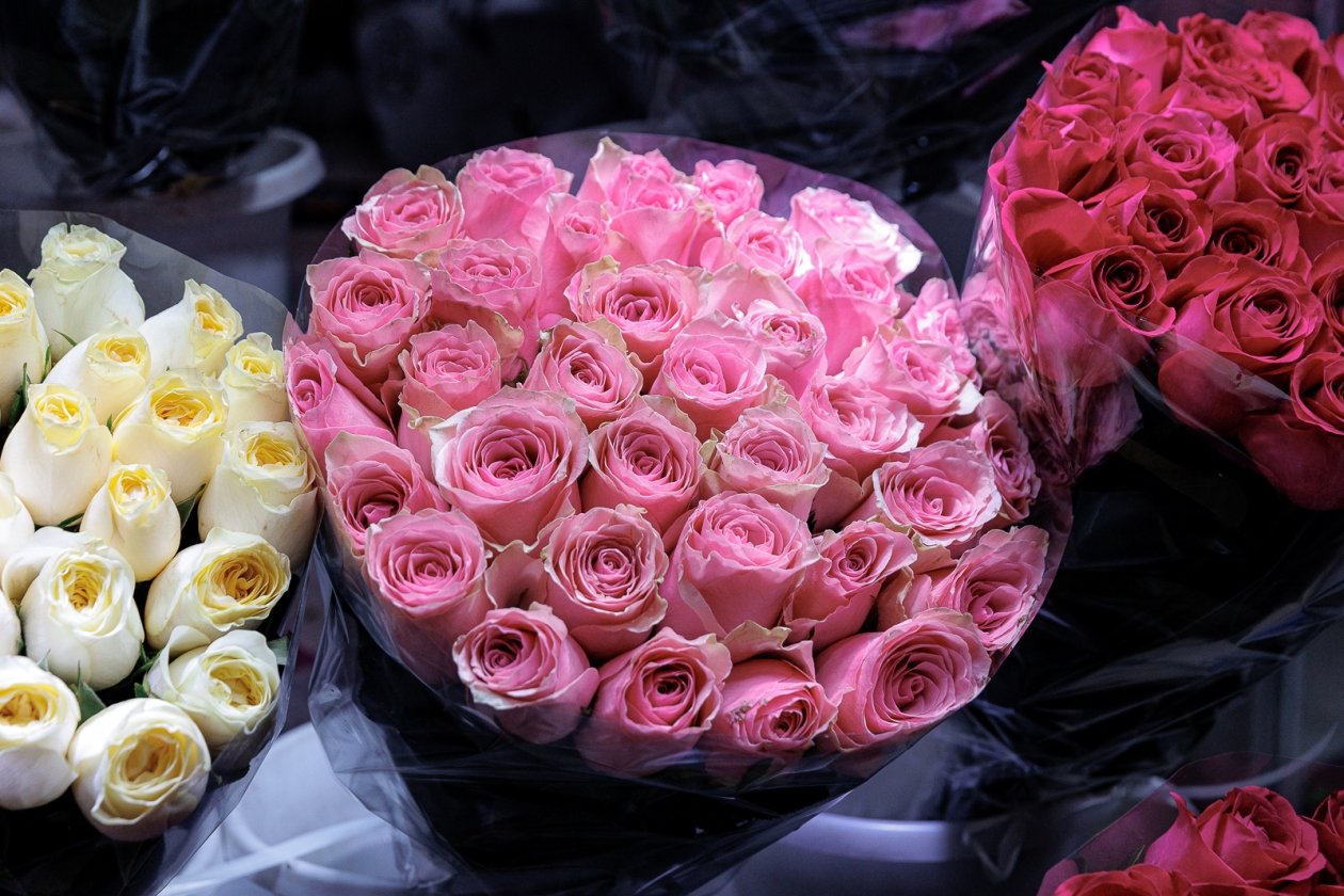 Средний букет цветов в Краснодаре перед 8 марта стоит 3 тысячи 500 рублей Евгений  Кулешов, ИА PrimaMedia.ru