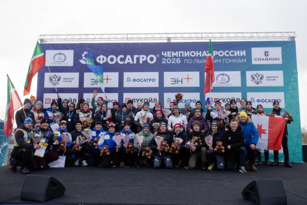 Татарстан и Коми разделили пьедестал мужской эстафеты на ЧР в Южно-Сахалинске пресс-служба министерства спорта Сахалинской области