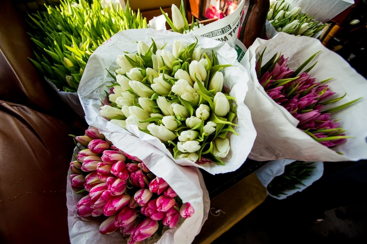 Более 71 тонны цветов улетели из Сочи в города России к 8 марта Александр Ратников