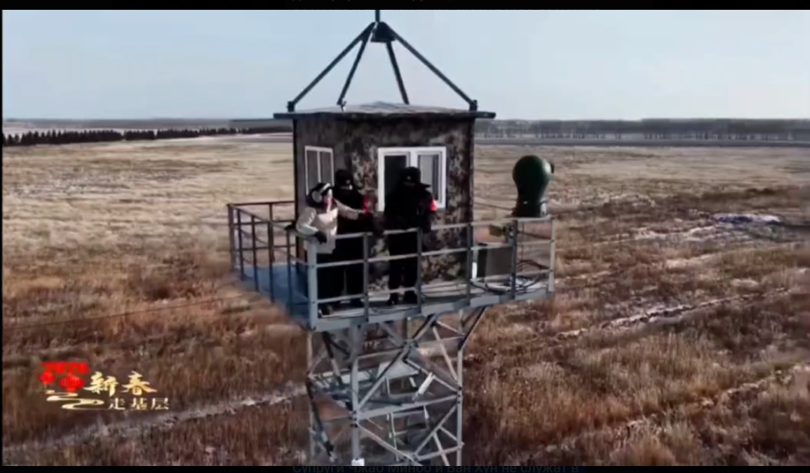 Телевидение Цзиси рассказало о супружеской паре, которая охраняет границу Китая с РФ в районе города Мишань скриншот видео