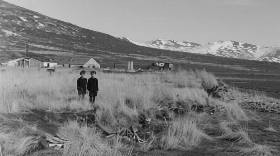 Вид на посёлок и фабрику № 2 со стороны 3-ей фабрики. Начало 60-х годов из открытых источников