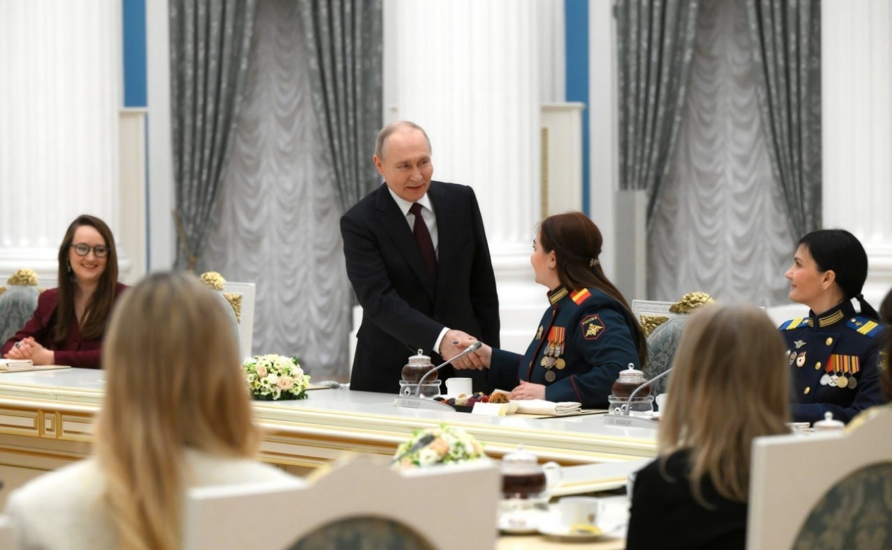 Встреча в Кремле опубликовано на сайте Кремля