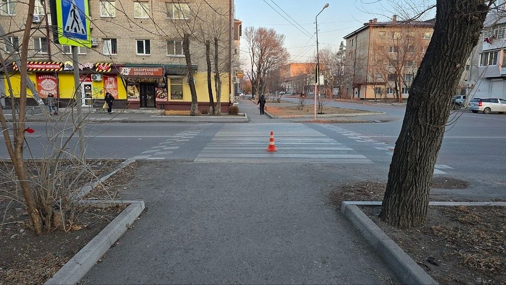 Место аварии предоставлено Госавтоинспекцией Уссурийска