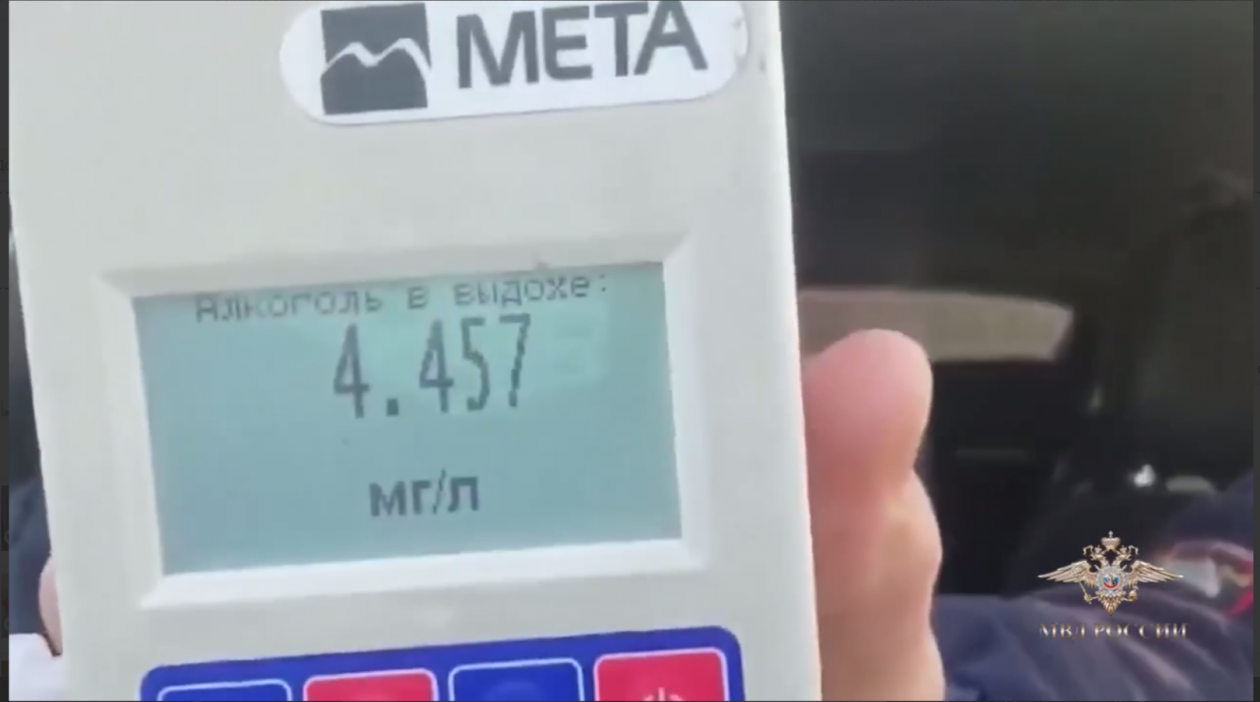 Пьяный водитель из Иркутска установил антирекорд по нетрезвому вождению официальный представитель МВД РФ Ирина Волк