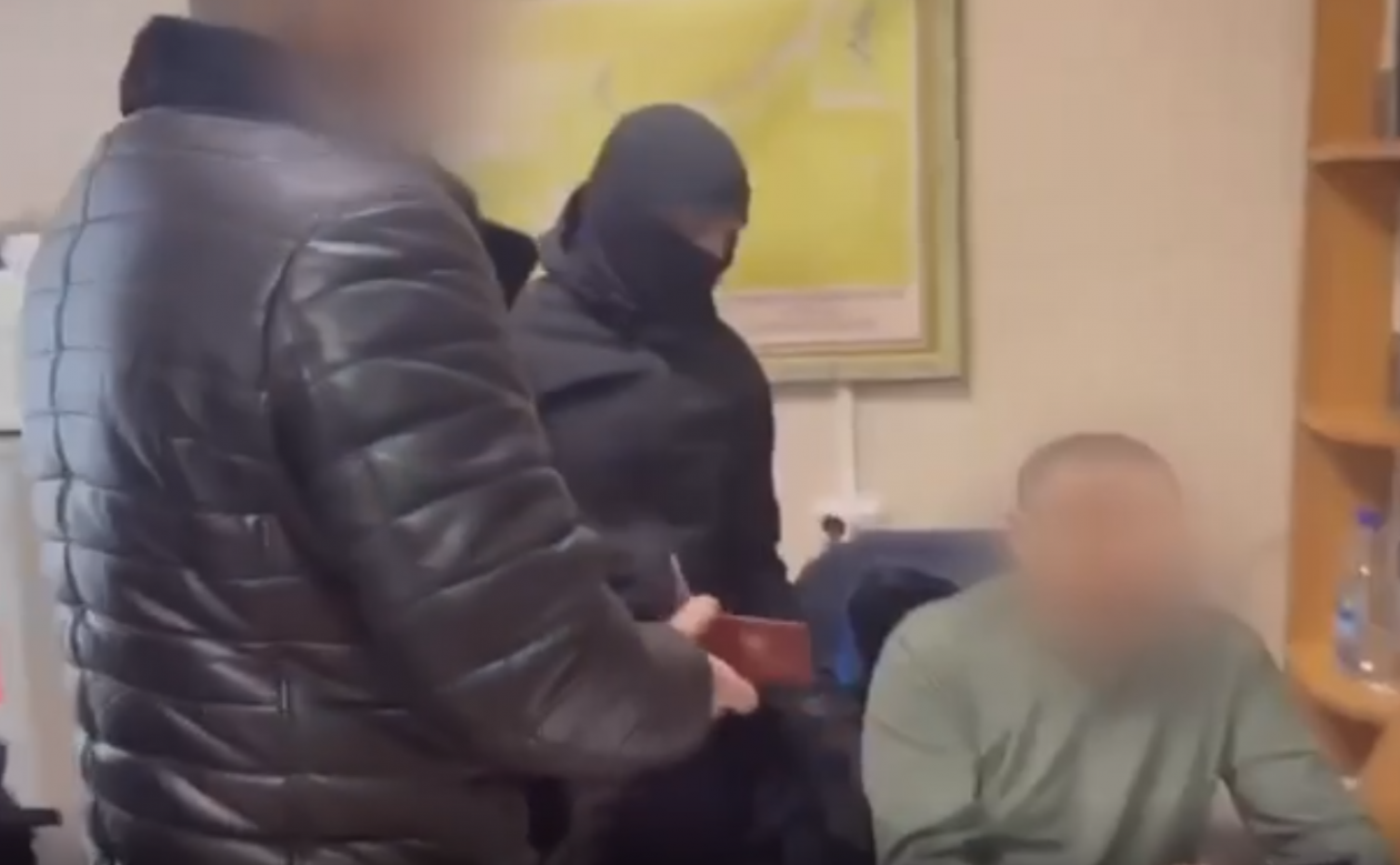 Задержание чиновника Кадр из видео