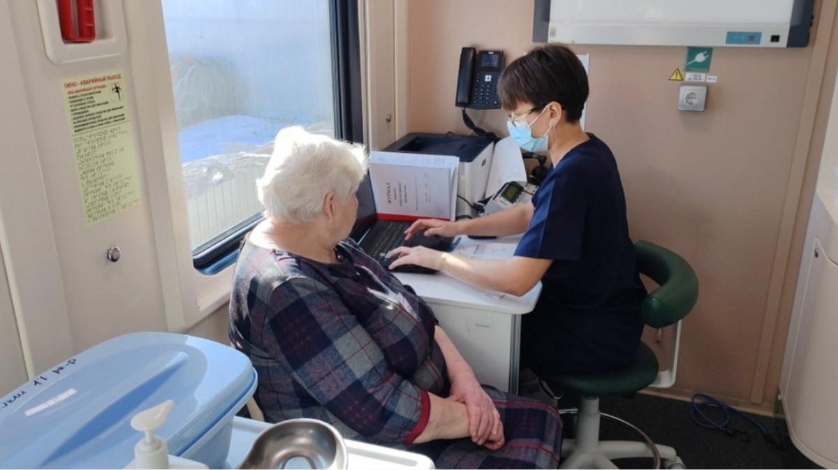 Медицинский поезд пресс-службы ЗабЖД