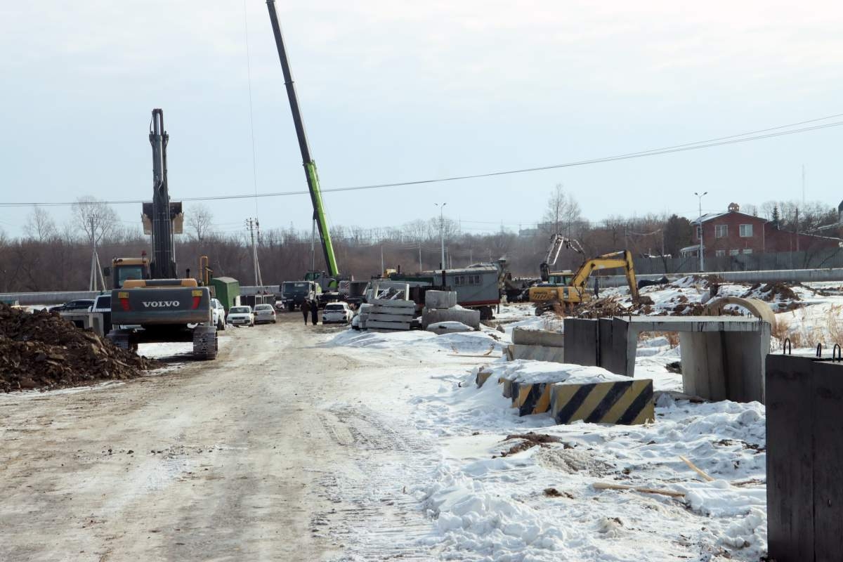 Полноценное движение транспорта в переулке Брянском в Хабаровске откроют ко Дню города Пресс-служба администрации Хабаровска
