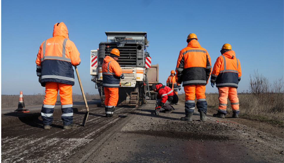 Трассу в Крым ремонтируют в Херсонской области ГК &quotАвтодор&quot