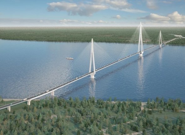 Кирилл Бычков: Строительство Ленского моста идет без отклонения от графика пресс-служба главы и правительства РС (Я)