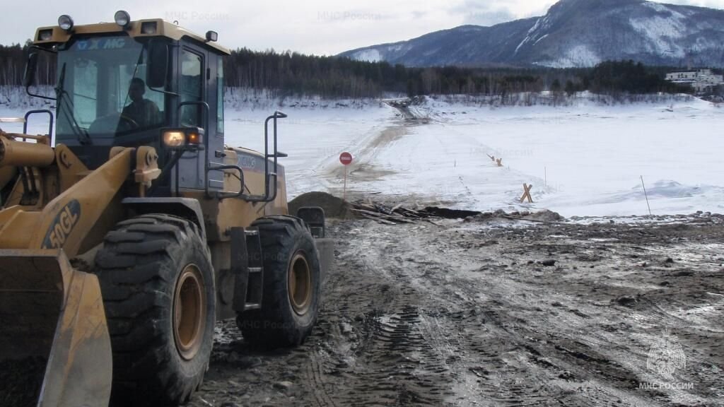 В Катангском районе закрыли ледовую переправу на реке Непе Пресс-служба ГУ МЧС России по региону