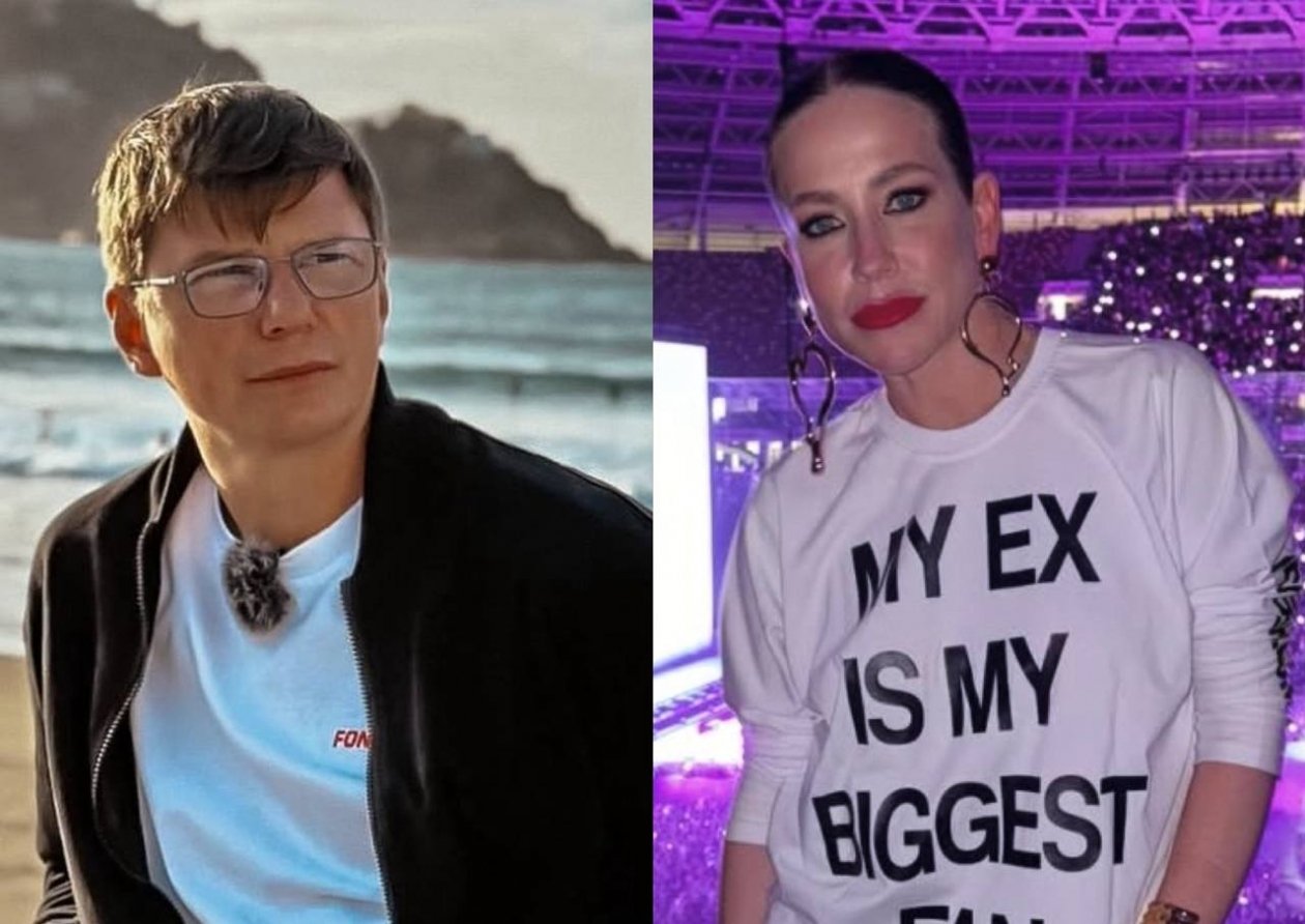 Андрей Аршавин и Юлия Барановская коллаж сгенерирован PrimaDonna.media на основе соцсетей знаменитостей