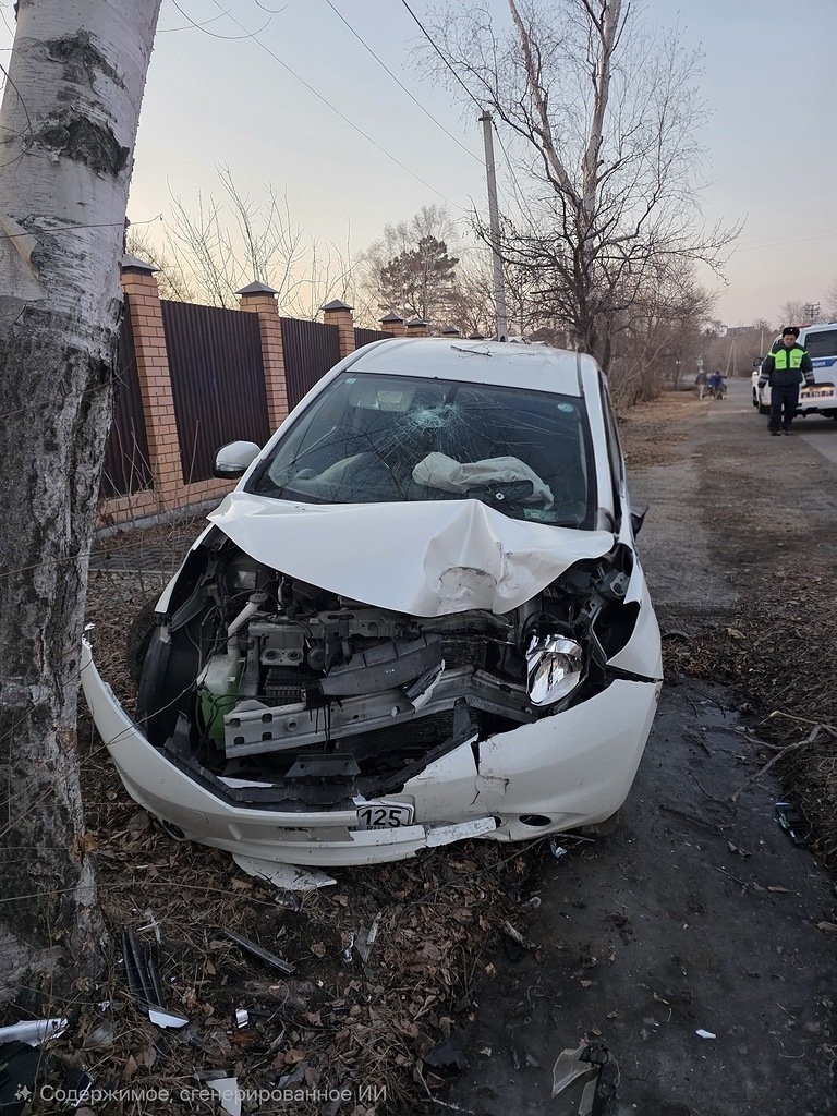 Место аварии предоставлено Госавтоинспекцией Уссурийска